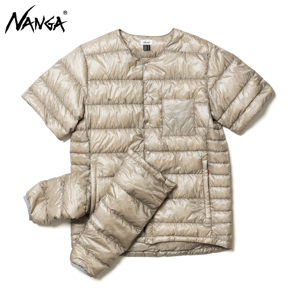 [NANGA] INNER DOWN CARDIGAN DETACHABLE SLEEVE可拆袖羽絨外套(下單請先聊聊）