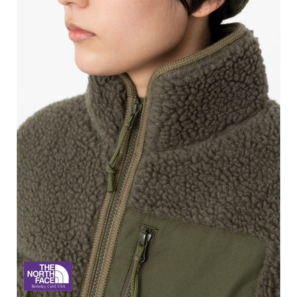 日本線紫標The North Face] Wool Boa Fleece Field Jacket(下單請先聊