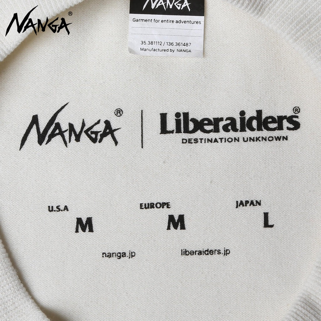 Liberaiders Nanga × Liberaiders Eco Hybrid L S Tee リベレイダース