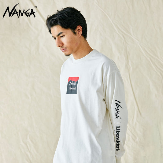 [NANGA] NANGA×LIBERAIDERS ECO HYBRID L/S TEE (下單前請先聊聊詢問庫存)