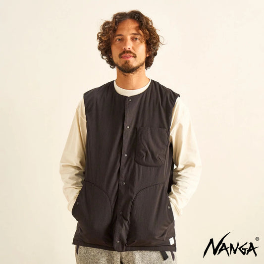 [NANGA] 直営店限定 TAKIBI RIPSTOP INNER DOWN VEST 男版難燃羽絨背心(下單前先聊聊