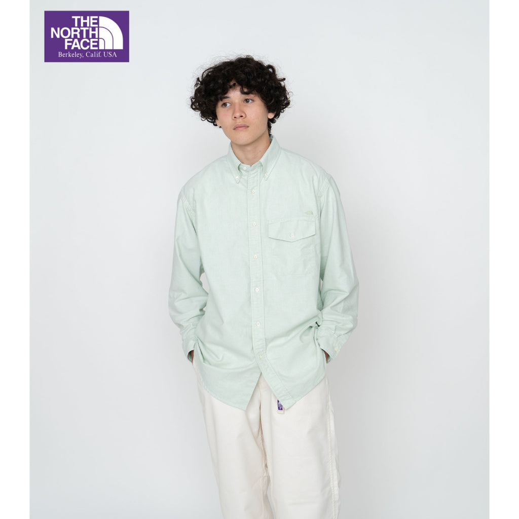 [日本線紫標 The North Face] Cotton Polyester OX B.D. Shirt