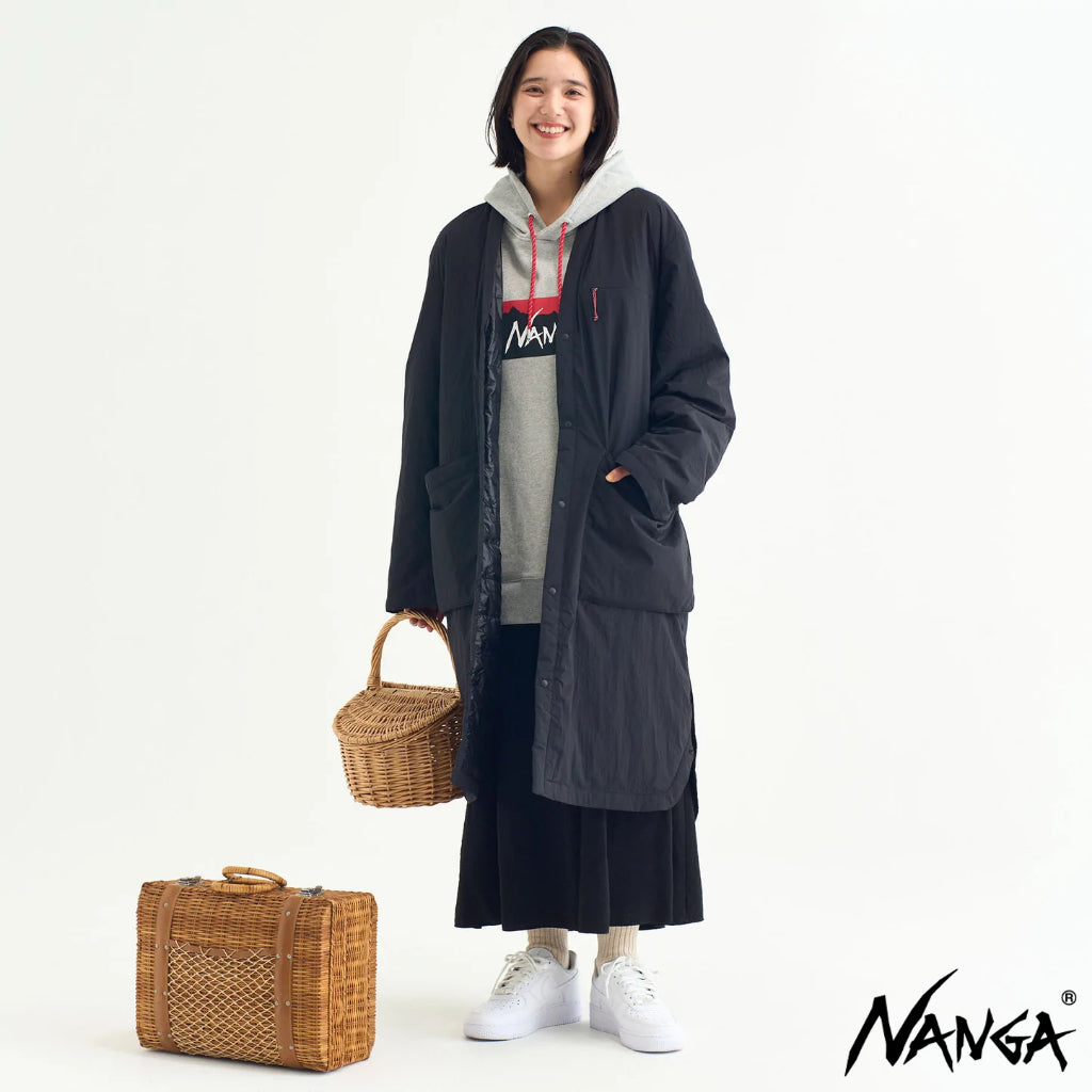 NANGA] NO COLLAR SOFT DOWN COAT無羽絨開衫大衣(下單前請先聊聊