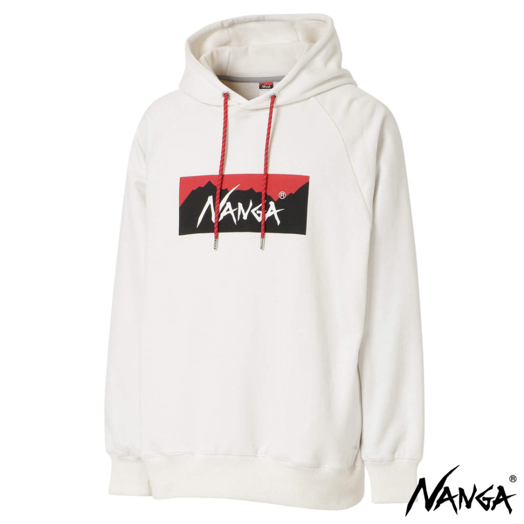 NANGA] ECO HYBRID BOX LOGO SWEAT HOODIE(下單前請先聊聊詢問庫存