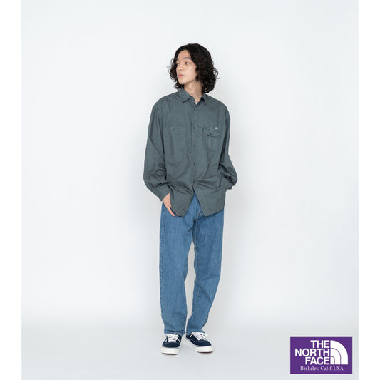 [日本線紫標 The North Face] Denim Straight Pants牛仔直筒褲(下單前請先聊聊詢問庫