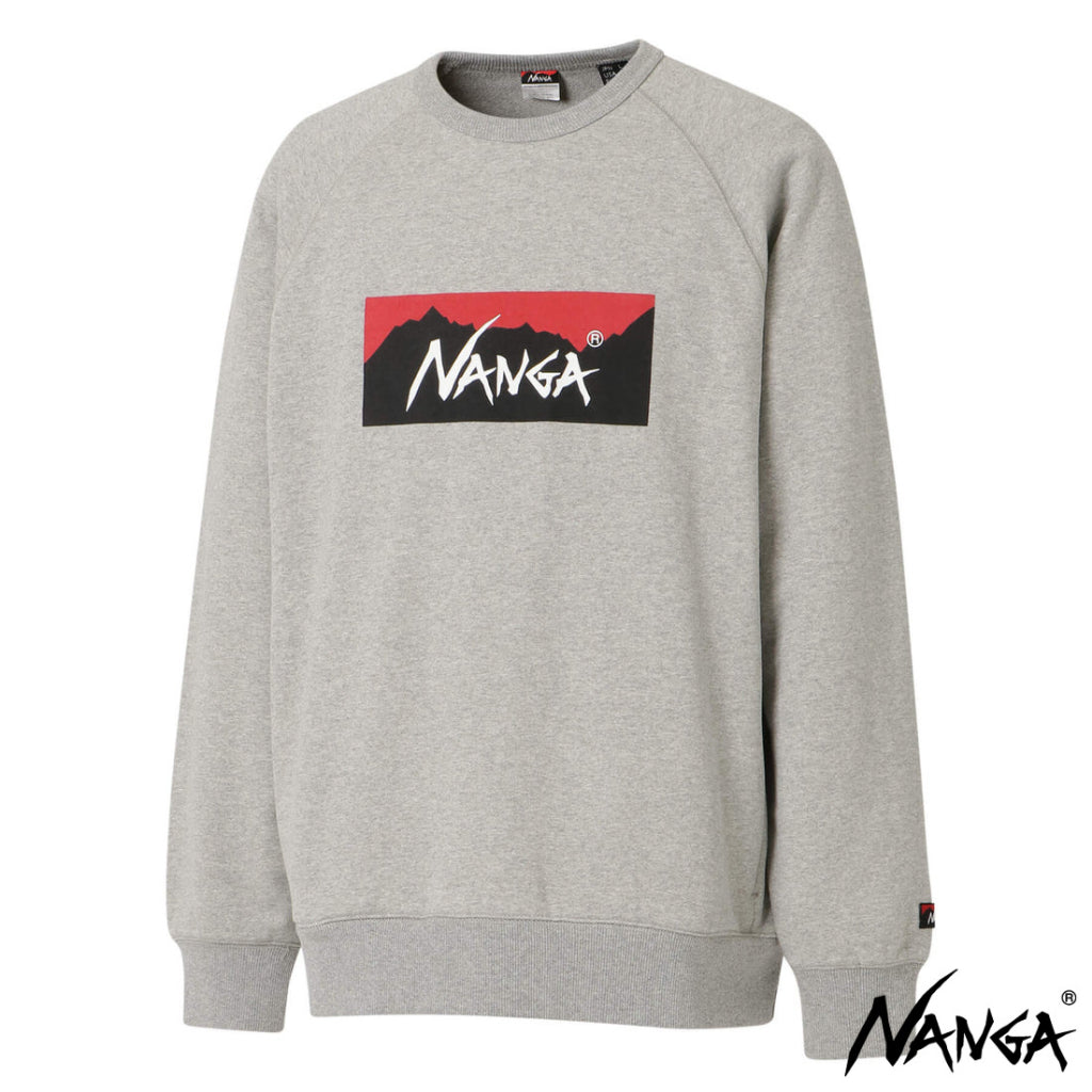 NANGA] ECO HYBRID BOX LOGO SWEATSHIRT(下單前請先聊聊詢問庫存