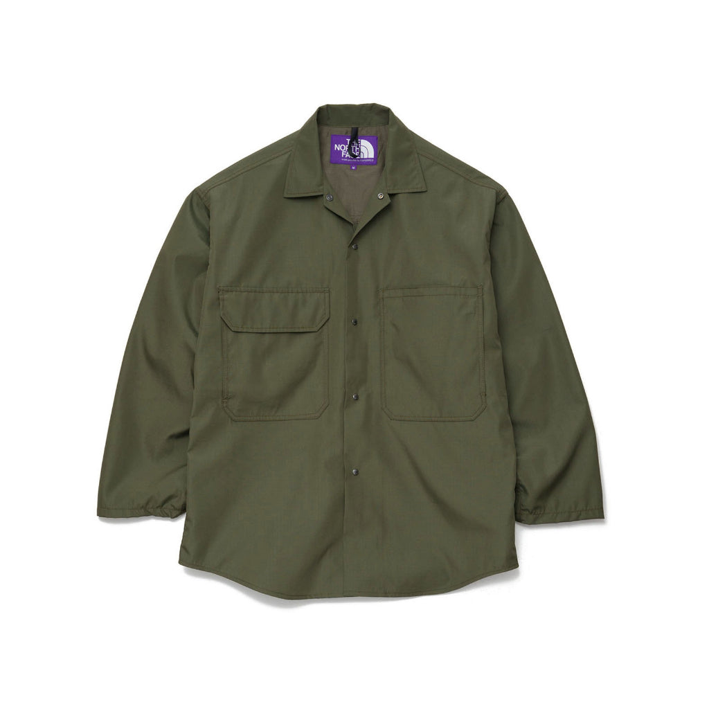 [日本線紫標 The North Face] Polyester Wool Ripstop Trail Shirt