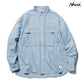 [NANGA] TAKIBI CHAMBRAY FIELD SHIRT  (下單前請先聊聊詢問庫存)