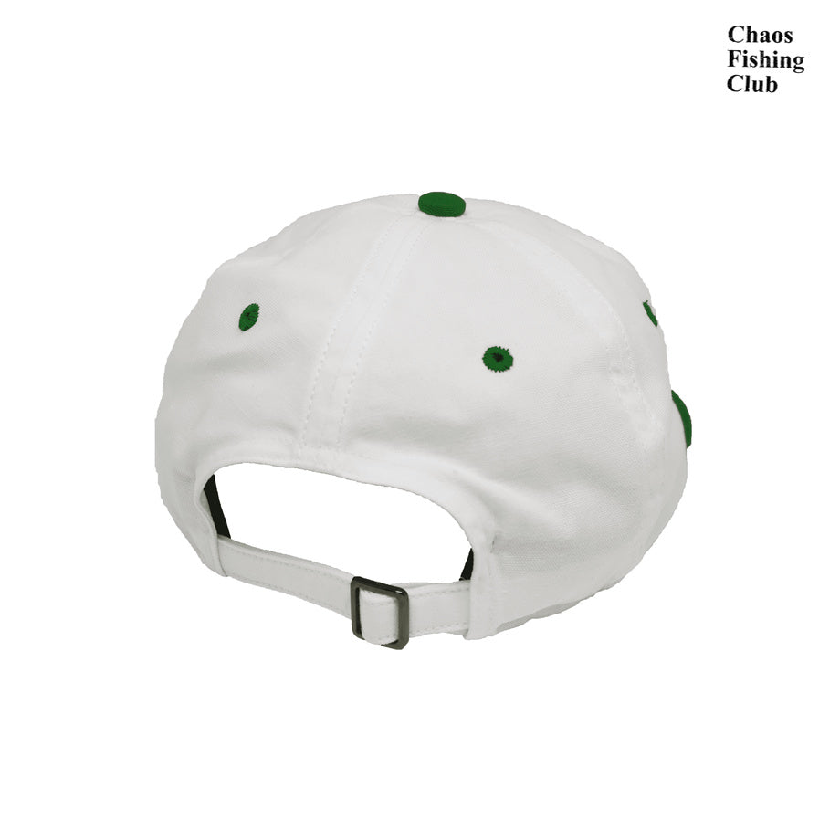 Chaos Fishing Club] LOGO CAP WHITE/GREEN(下單前請先聊聊詢問庫存