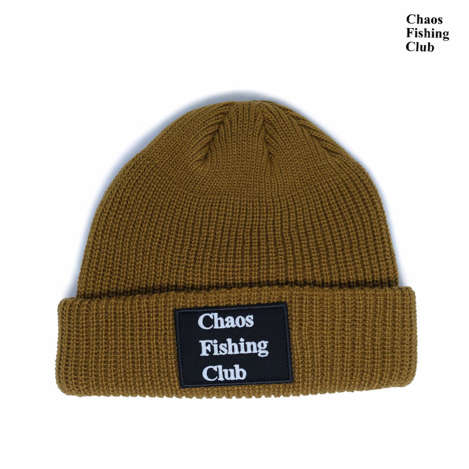 [Chaos Fishing Club] LOGO KNIT CAP(下單前請先聊聊詢問庫存)