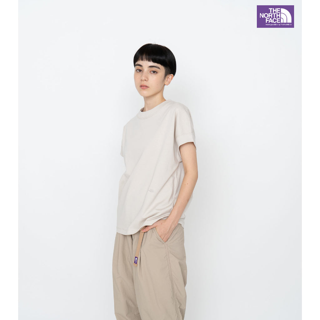 [日本線紫標 The North Face]Cropped Sleeve Tee(下單前請先聊聊詢問)