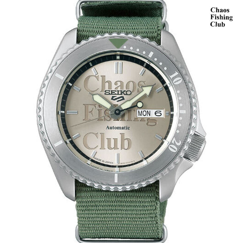 Chaos Fishing Club x Seiko] Seiko 5 Sports SBSA169 限量機械錶