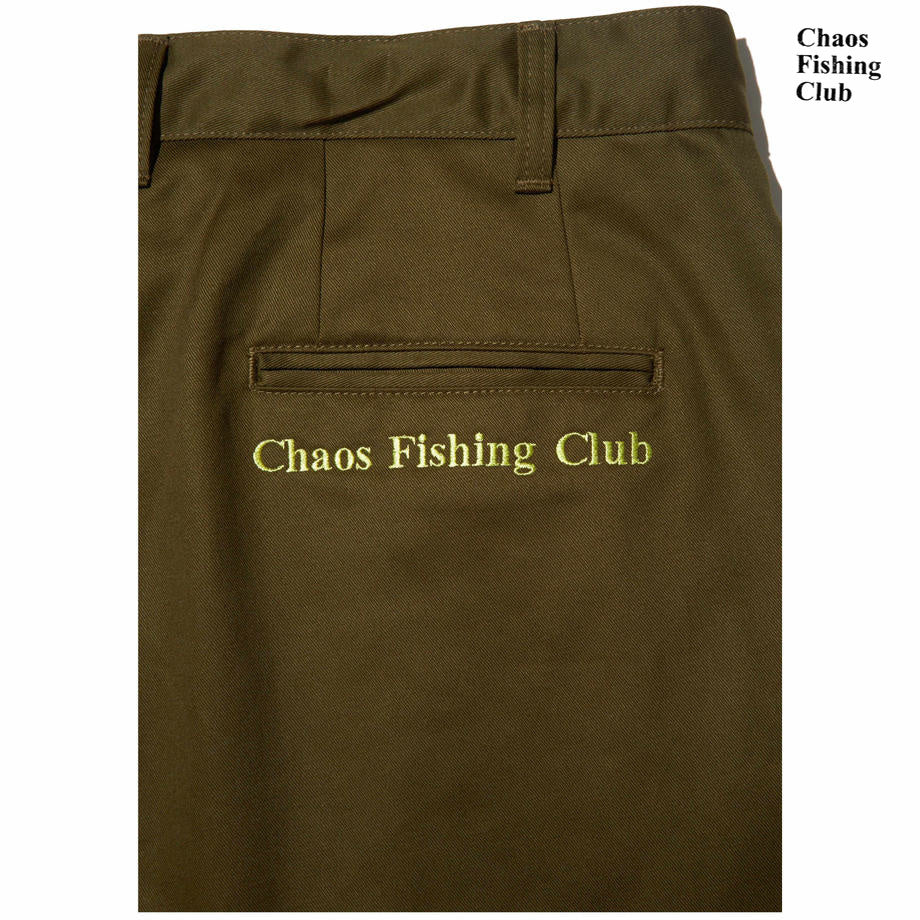 [Chaos Fishing Club] LOGO TAPERED CHINO 休閒長褲(下單前請先聊聊詢問庫存)